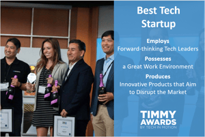Timmy Awards Best Tech Startup